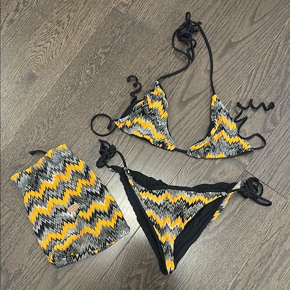 Missoni Other - Mission Mare orange and black bikini size 40